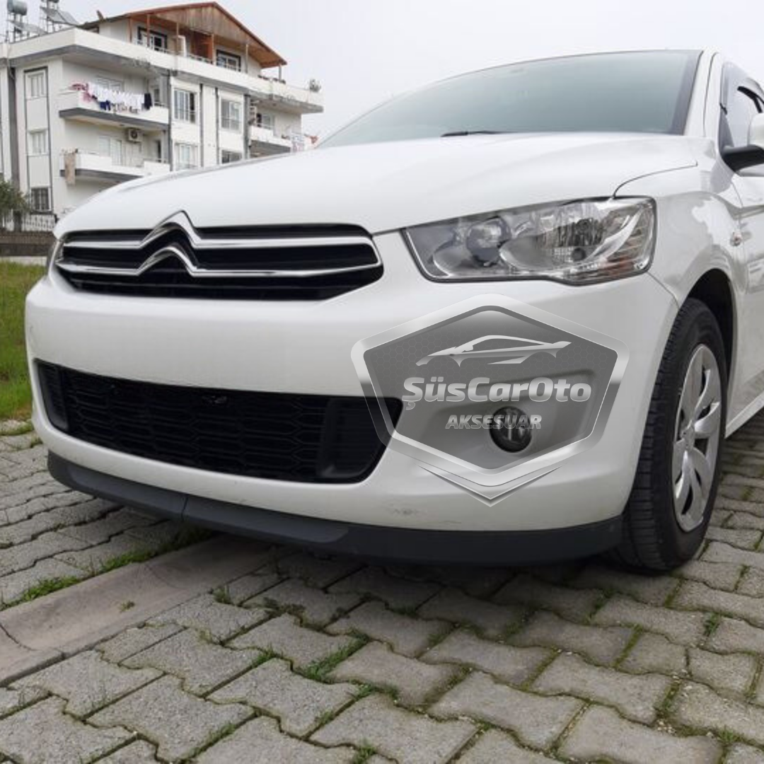 Labio delantero flexible universal Astra H de 2 piezas, compatible con Citroën C Elysee 2012-2023, labio de parachoques delantero