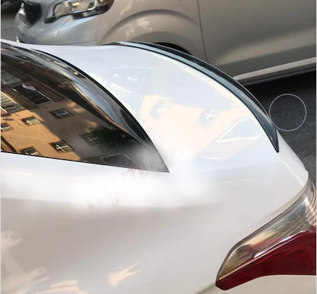 Spoiler trasero delgado Citroen C Elysee Piano Black-Blanco Brillante
