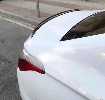 Spoiler trasero delgado Citroen C Elysee Piano Black-Blanco Brillante