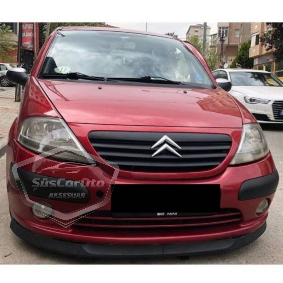Faldón delantero flexible universal Citroen C3 compatible con Astra H, faldón inferior de parachoques de 2 piezas, guardabarros delantero