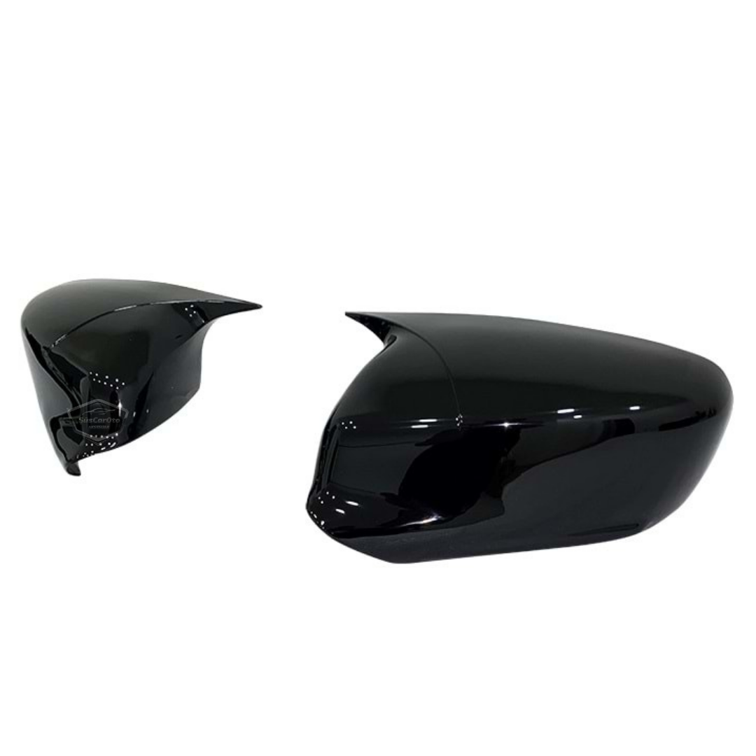 Citroen C4 Cactus 2014-2017 Compatible Tapa de Espejo Batman Murciélago Negro Piano Plástico ABS