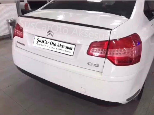 Spoiler de maletero Citroen C5, moldura de maletero Piano Black