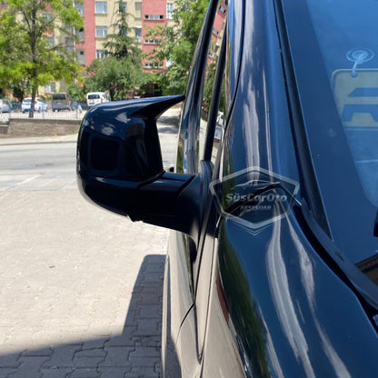 Retrovisores Batman, compatibles con Citroën Jumpy a partir de 2019, acabado negro piano, fabricados en plástico ABS. Juego derecho e izquierdo.