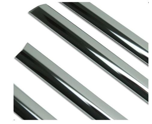 Honda Civic 2012-2016 Fb7 Moldura cromada para ventanas 4 Puertas 4 Piezas Acero inox.