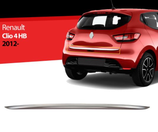 Embellecedor de maletero cromado inferior Renault Clio 4 Hb 2012 y posteriores