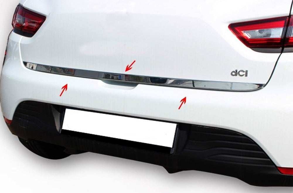Embellecedor de maletero cromado inferior Renault Clio 4 Hb 2012 y posteriores