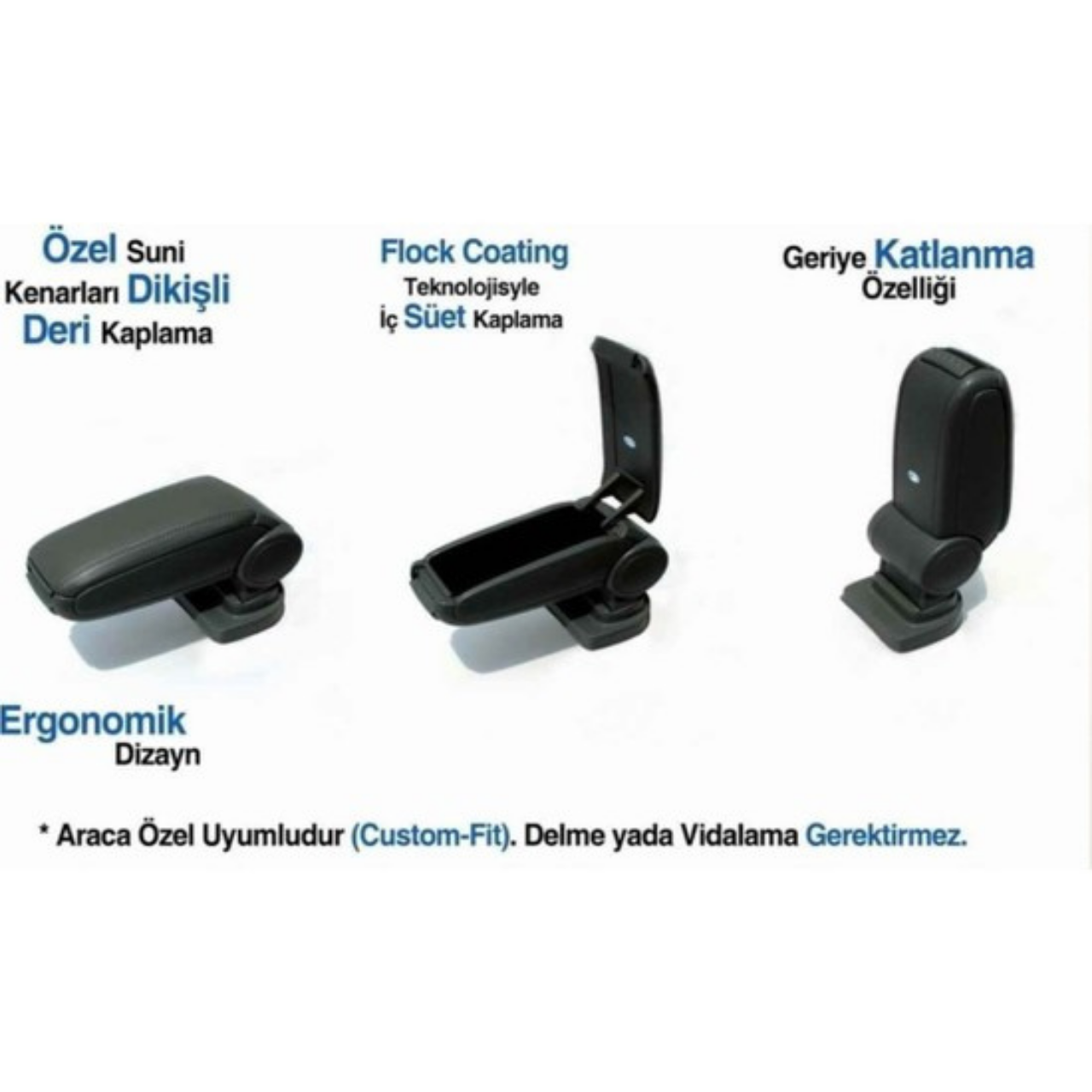 Reposabrazos a medida Renault Clio 5 posterior a 2020, negro, original, sin tornillos, Niken