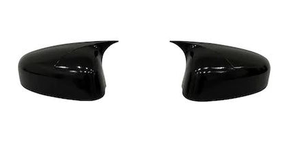 Ford Courier 2014-2017 Tapa de espejo retrovisor Batman Murciélago Negro Piano Plástico ABS