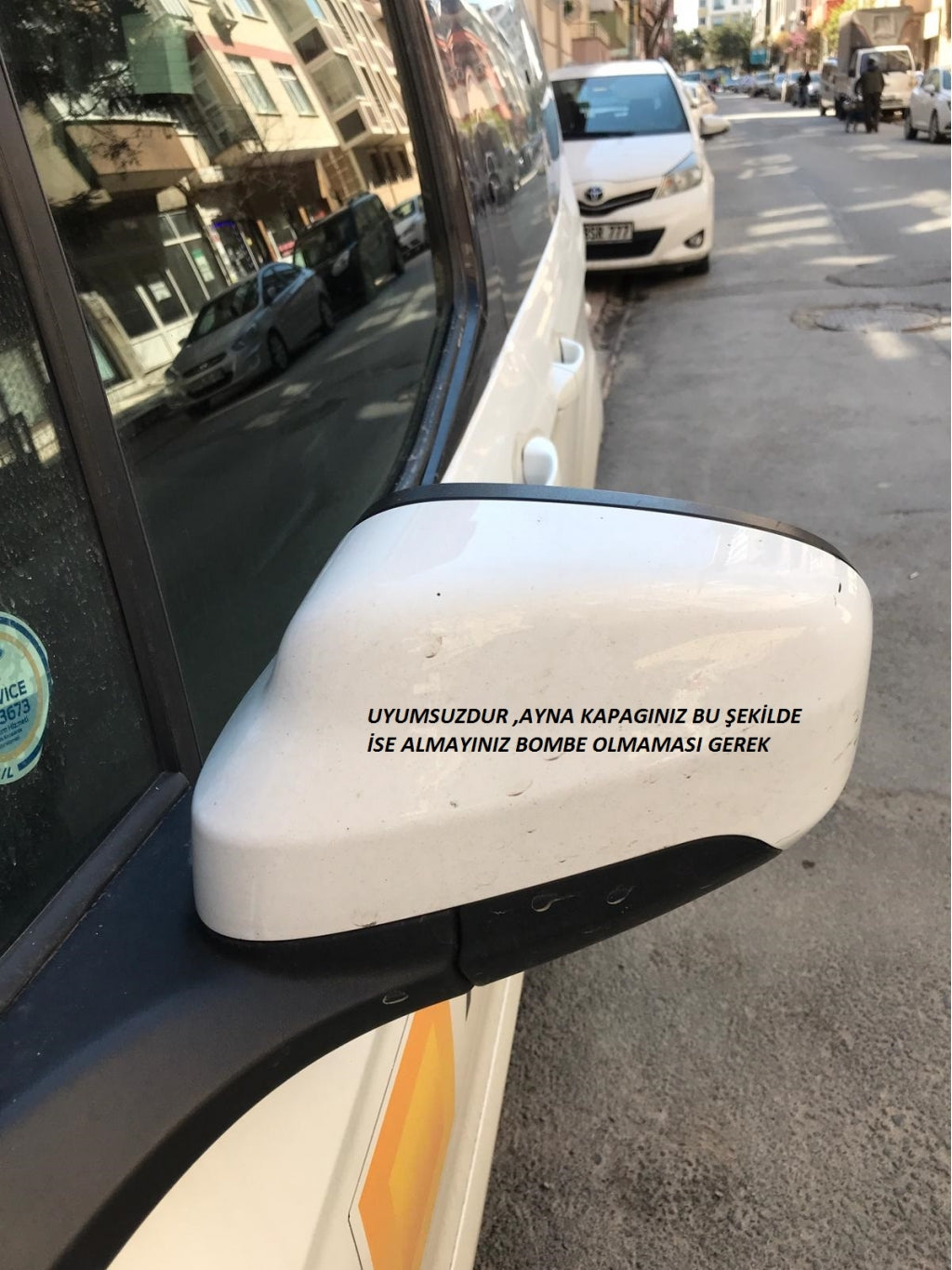 Ford Courier 2014-2017 Tapa de espejo retrovisor Batman Murciélago Negro Piano Plástico ABS