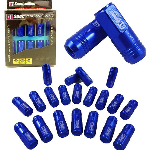 Juego de tuercas D1 Spec azul 20 unidades