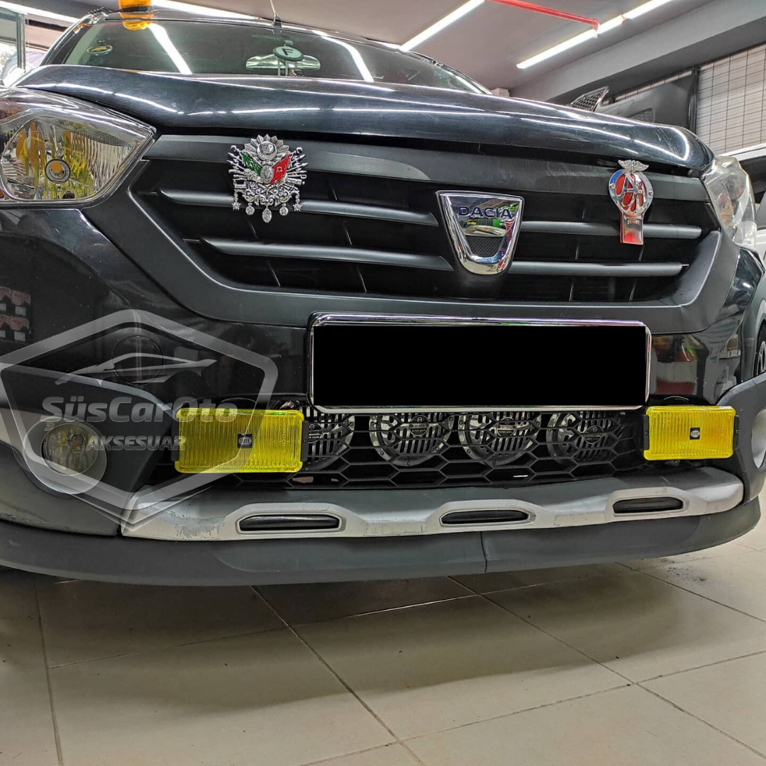 Dacia Dokker 2012-2022 Labio universal compatible Astra H Labio delantero flexible de 2 piezas Bajo parachoques de faldón Guardabarros delantero