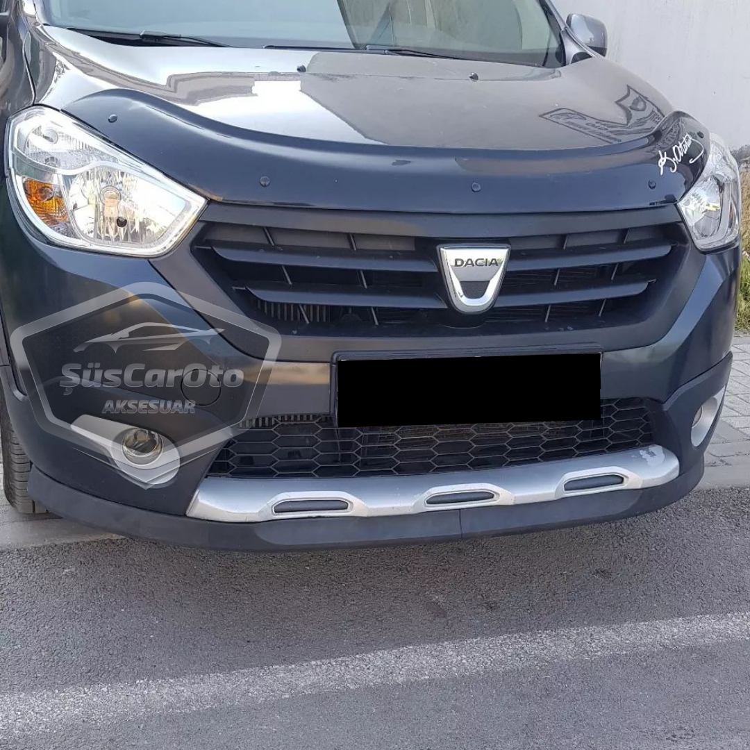 Dacia Dokker 2012-2022 Labio universal compatible Astra H Labio delantero flexible de 2 piezas Bajo parachoques de faldón Guardabarros delantero
