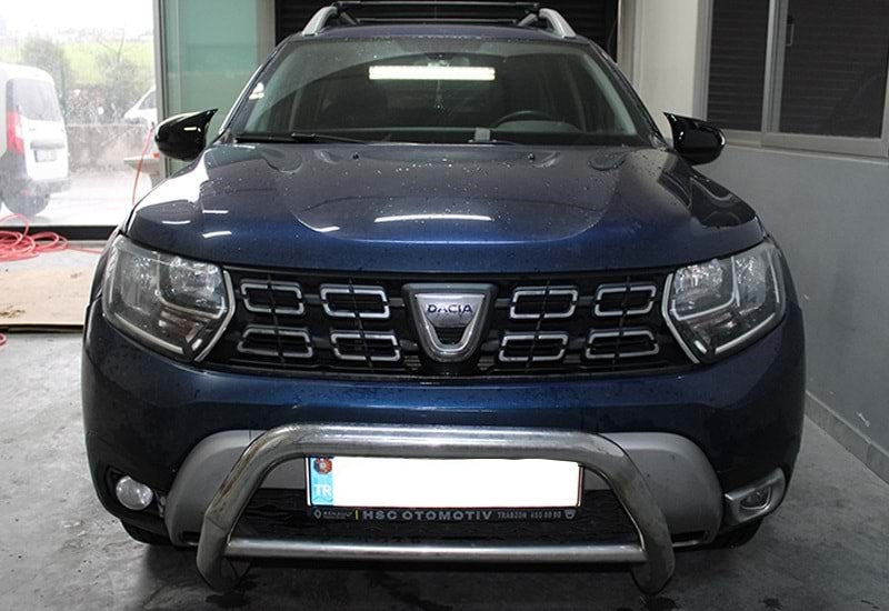 Dacia Duster 2 2018 y Posterior Tapa de Espejo Retrovisor Murciélago Negro Piano Plástico ABS