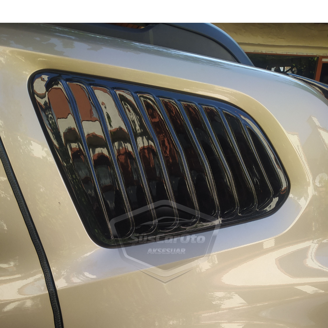 Rejilla de ventanilla deflector para Dacia Duster posterior a 2018, visor de ventanilla deflector, ventilación, par izquierdo y derecho, negro brillante DST30