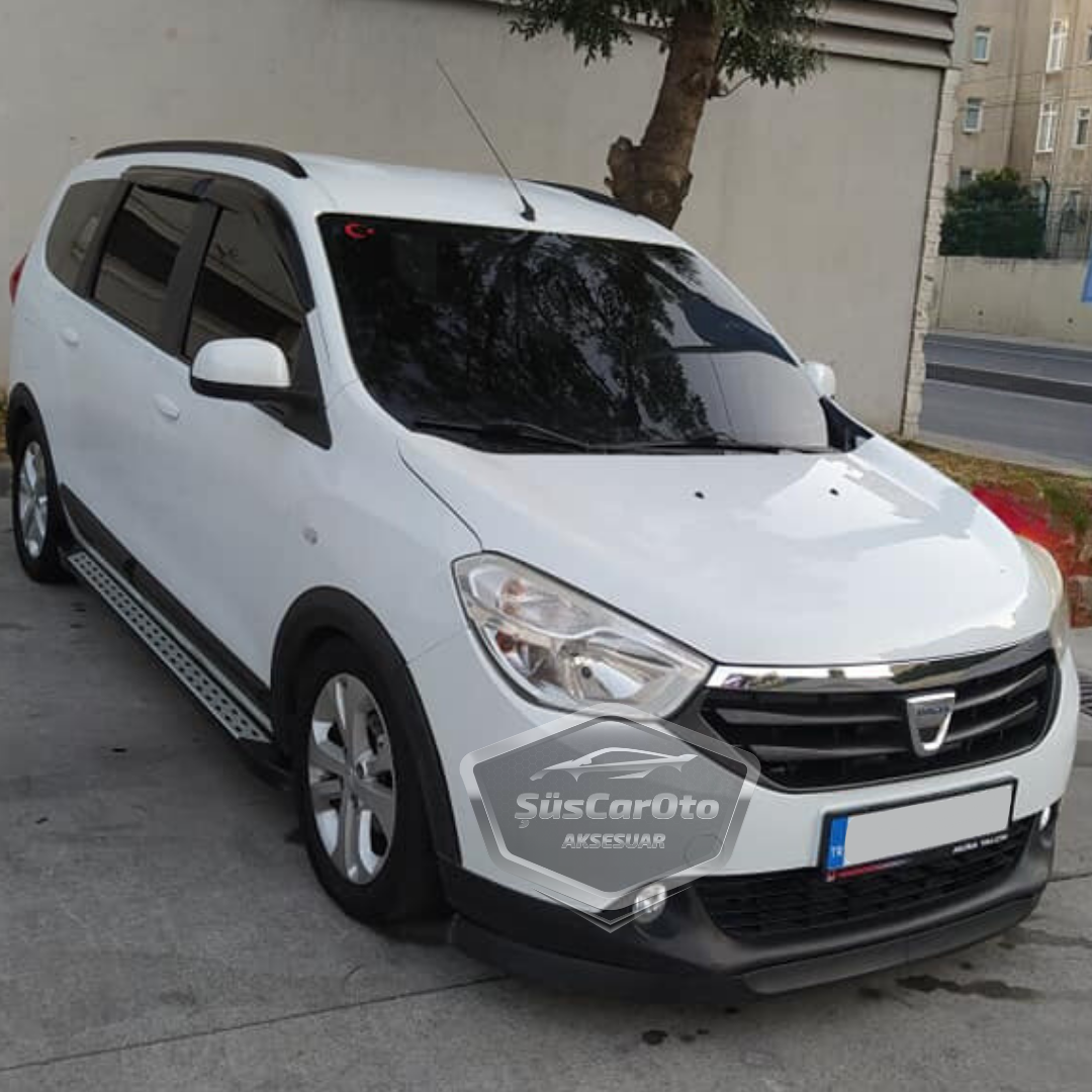 Dacia Lodgy 2012-2022 Compatible Universal Astra H Lip Flexible Labio Delantero 2 Piezas Spoiler Parachoques Delantero Inferior