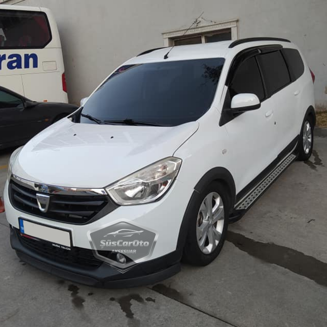Dacia Lodgy 2012-2022 Compatible Universal Astra H Lip Flexible Labio Delantero 2 Piezas Spoiler Parachoques Delantero Inferior