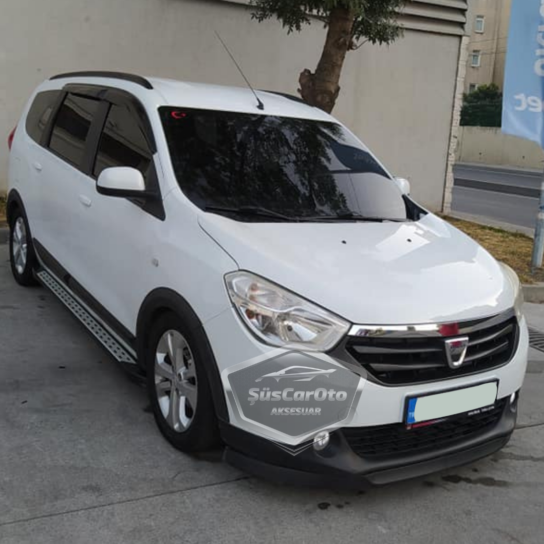 Dacia Lodgy 2012-2022 Compatible Universal Astra H Lip Flexible Labio Delantero 2 Piezas Spoiler Parachoques Delantero Inferior