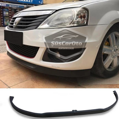 Dacia Logan 2009-2020 Universal Astra H Lip Flexible Labio Delantero 2 Piezas Separador Inferior de Parachoques Kit de Alerones Delanteros