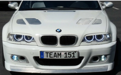 BMW E46 318 320 325 330 CCFL Angel Eyes Kit Anillos de Faro Blancos ONP20
