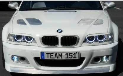 BMW E46 318 320 325 330 CCFL Angel Eyes Kit Anillos de Faro Blancos ONP20