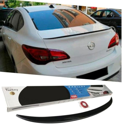 SUNPLEX Opel Astra J Sedán Spoiler de Maletero Negro Piano 2010-2015