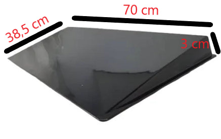 PERFLEX Piano Negro Techo Solar Falso Deflector de Viento ONP722