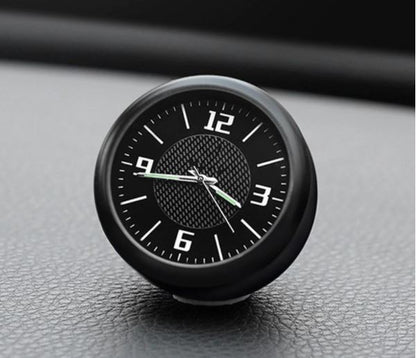 Reloj analógico retro compatible con la ventilación del coche y la guantera, con logo M