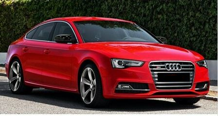 Audi A5 B8 2007-2016 Cubierta de espejo Batman Murciélago ABS Plástico Piano Black