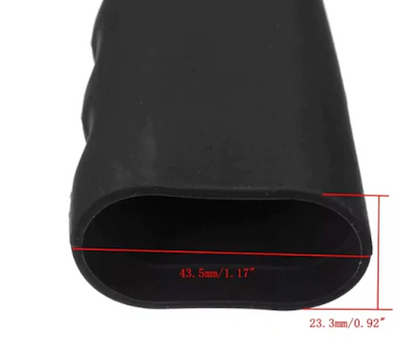 CARUB Funda de silicona para freno de mano Protector de freno de mano Silicona Gris