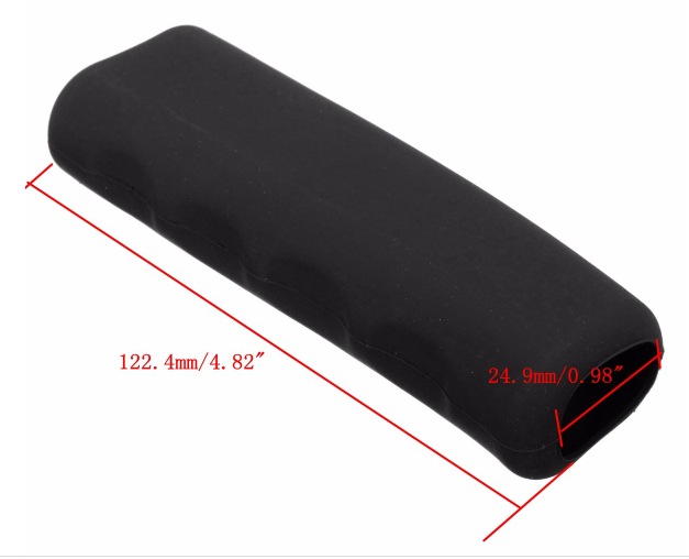 CARUB Funda de silicona para freno de mano Protector de freno de mano Silicona Amarilla