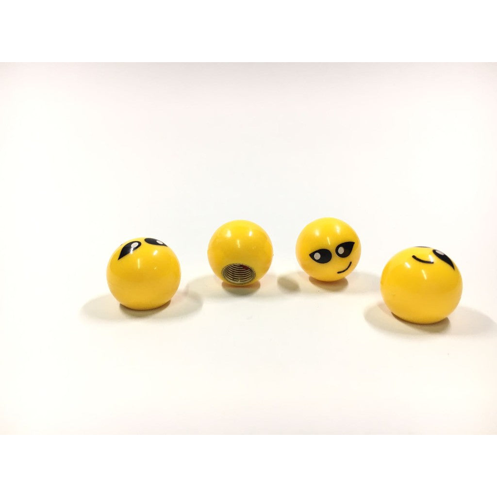 Tapas de válvula Emoji (4 unidades)