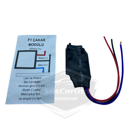 Módulo Estroboscópico F1 Stop de 10 Modos, Bombilla y LED Estroboscópicos de 12V