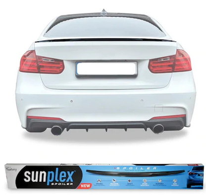 SUNPLEX BMW 3 F30 Spoiler Trasero Negro Piano 2012-2018