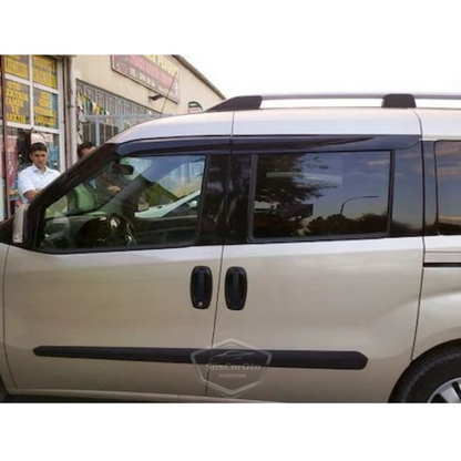 Fiat Doblo 2 2010-2020 Juego de deflectores de viento Mugen para ventana, 4 piezas, importado