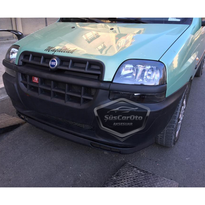 Fiat Doblo D1 2000-2005 Compatible Labio Delantero Flexible Laguna Lip Universal 2 Piezas Separador Spoiler Parachoque Delantero