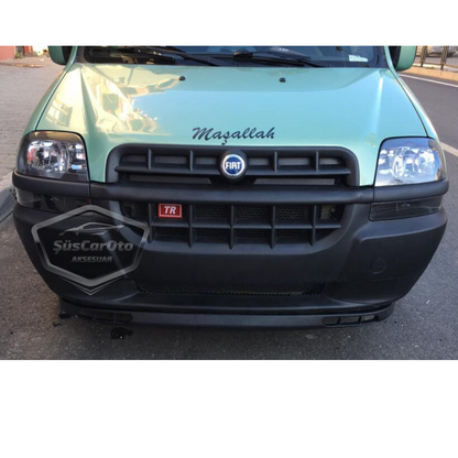 Fiat Doblo D1 2000-2005 Compatible Labio Delantero Flexible Laguna Lip Universal 2 Piezas Separador Spoiler Parachoque Delantero