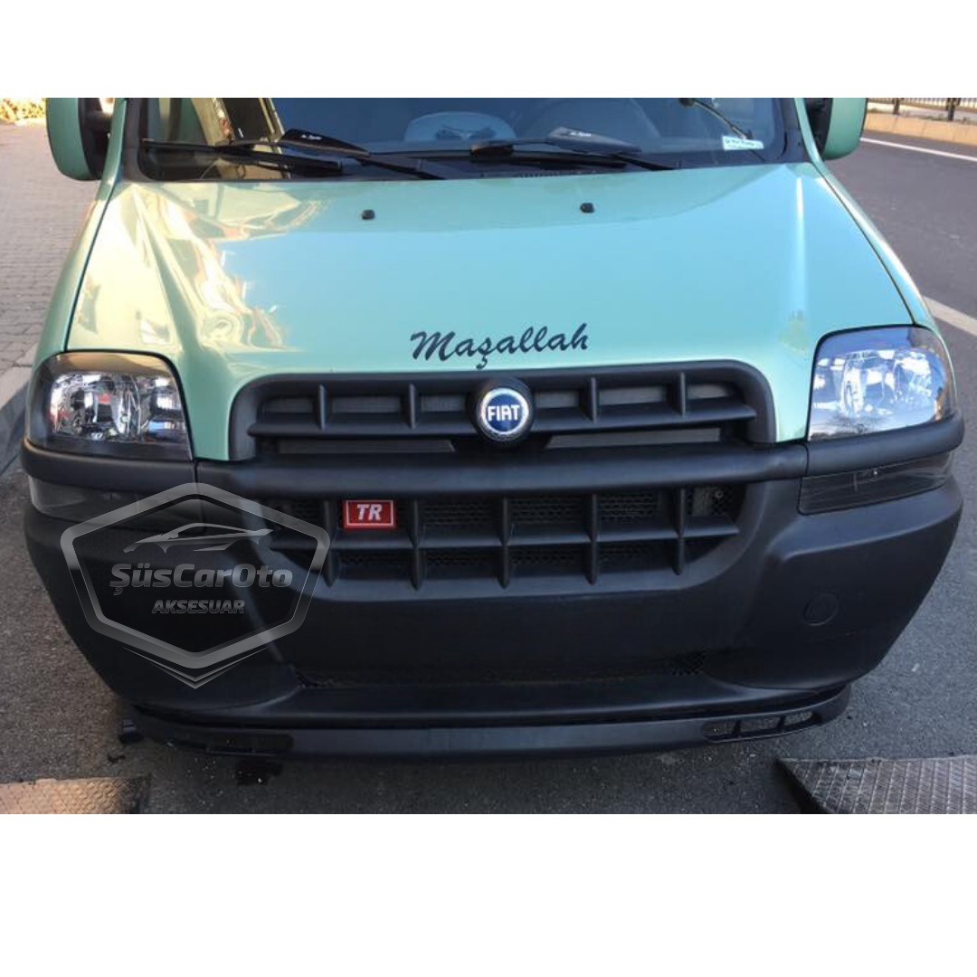 Fiat Doblo D1 2000-2005 Compatible Labio Delantero Flexible Laguna Lip Universal 2 Piezas Separador Spoiler Parachoque Delantero