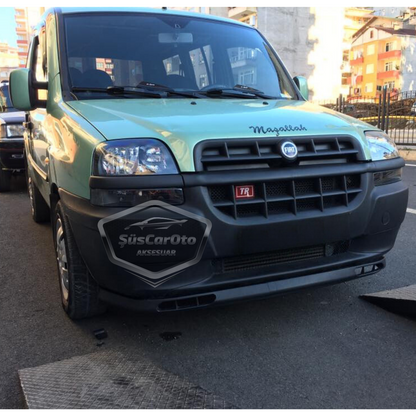 Fiat Doblo D1 2000-2005 Compatible Labio Delantero Flexible Laguna Lip Universal 2 Piezas Separador Spoiler Parachoque Delantero
