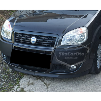 Fiat Doblo D2 2005-2010 Compatible Universal Astra H Labio Flexible Delantero de 2 Piezas para Paragolpes Inferior y Faldón Delantero