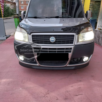 Fiat Doblo D2 2005-2010 Compatible Universal Astra H Labio Flexible Delantero de 2 Piezas para Paragolpes Inferior y Faldón Delantero
