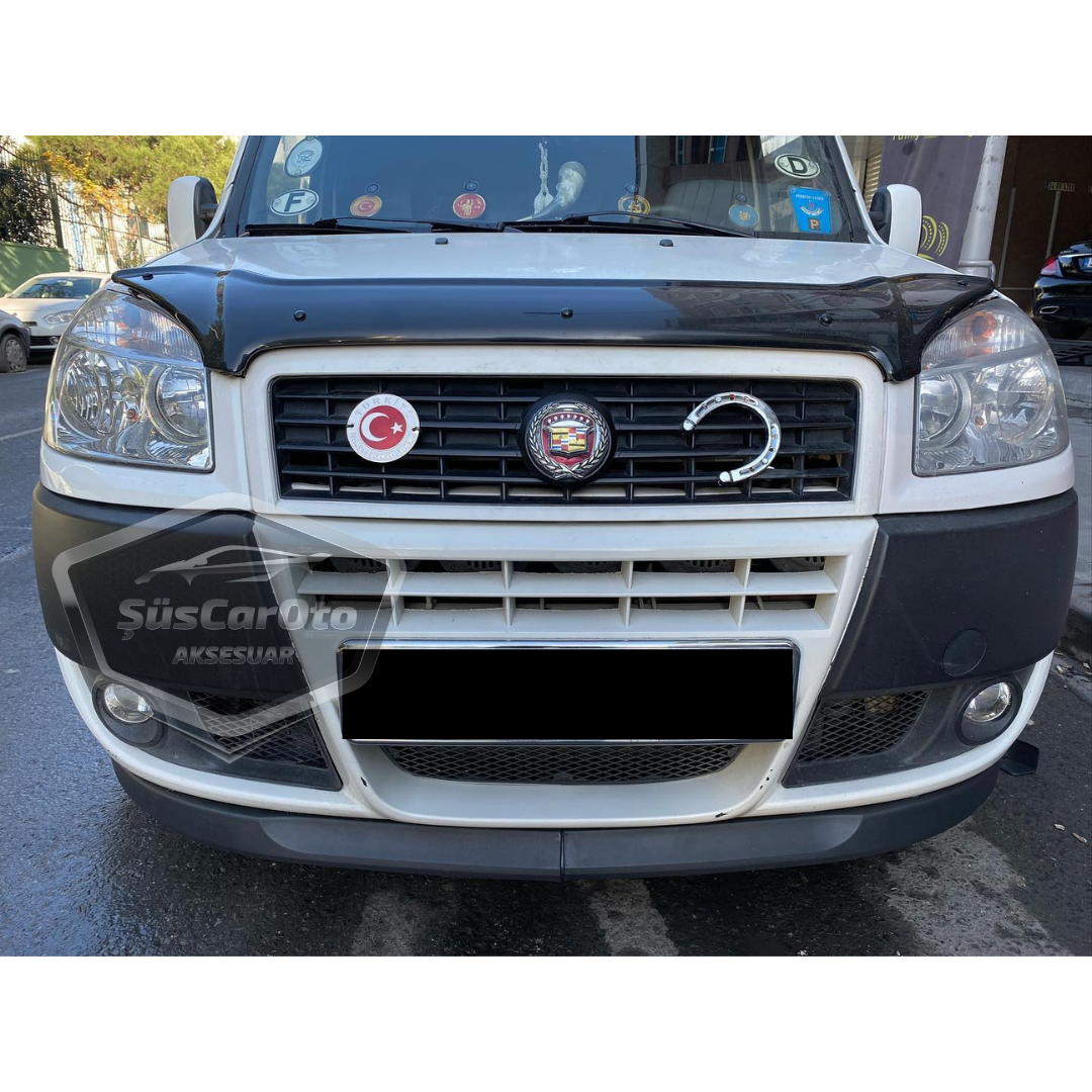 Fiat Doblo D2 2005-2010 Compatible Universal Astra H Labio Flexible Delantero de 2 Piezas para Paragolpes Inferior y Faldón Delantero