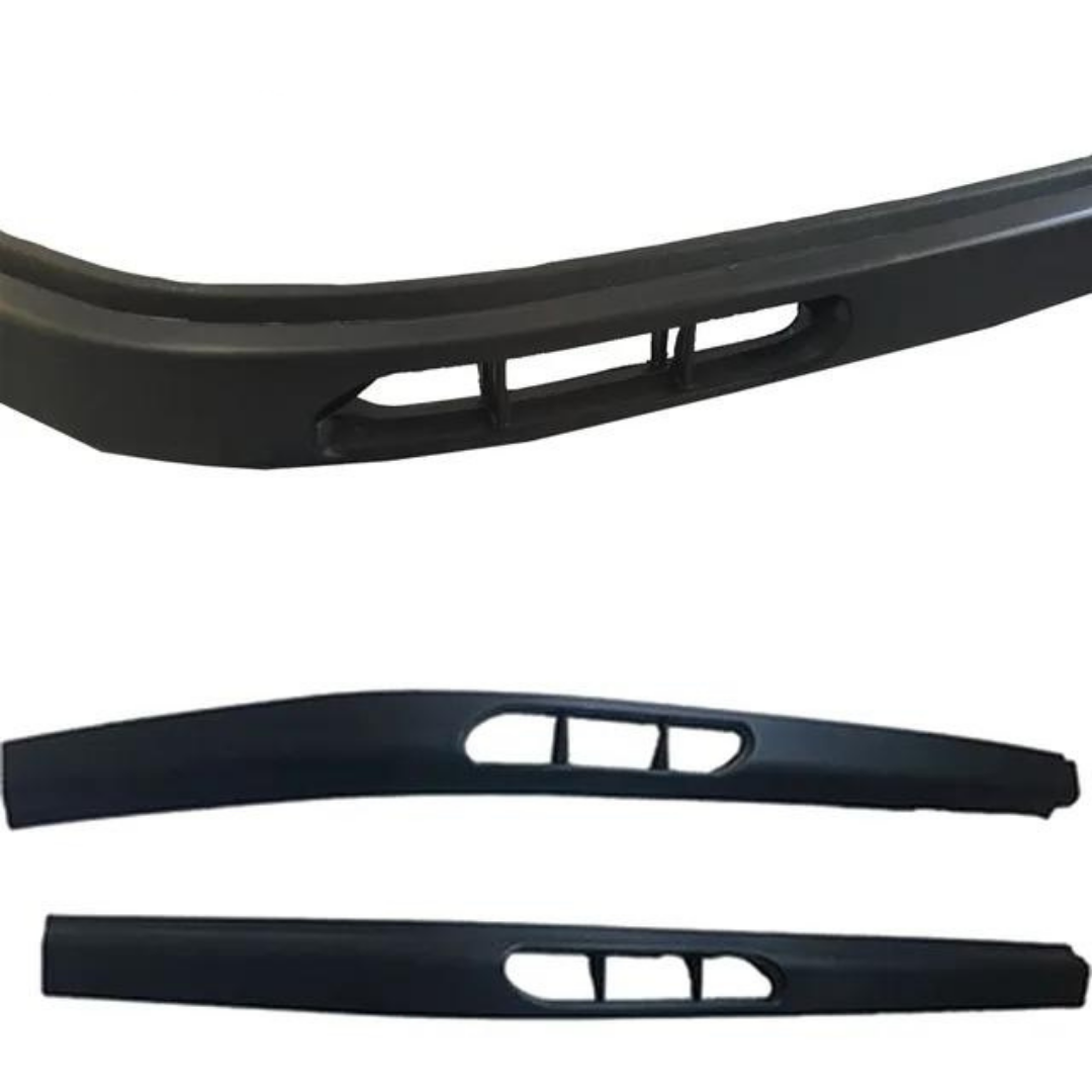Compatible con Fiat Doblo D2 2005-2010 Labio universal Laguna Flexible Labio delantero Paragolpes delantero de 2 piezas Bajo Spoiler Anexo delantero