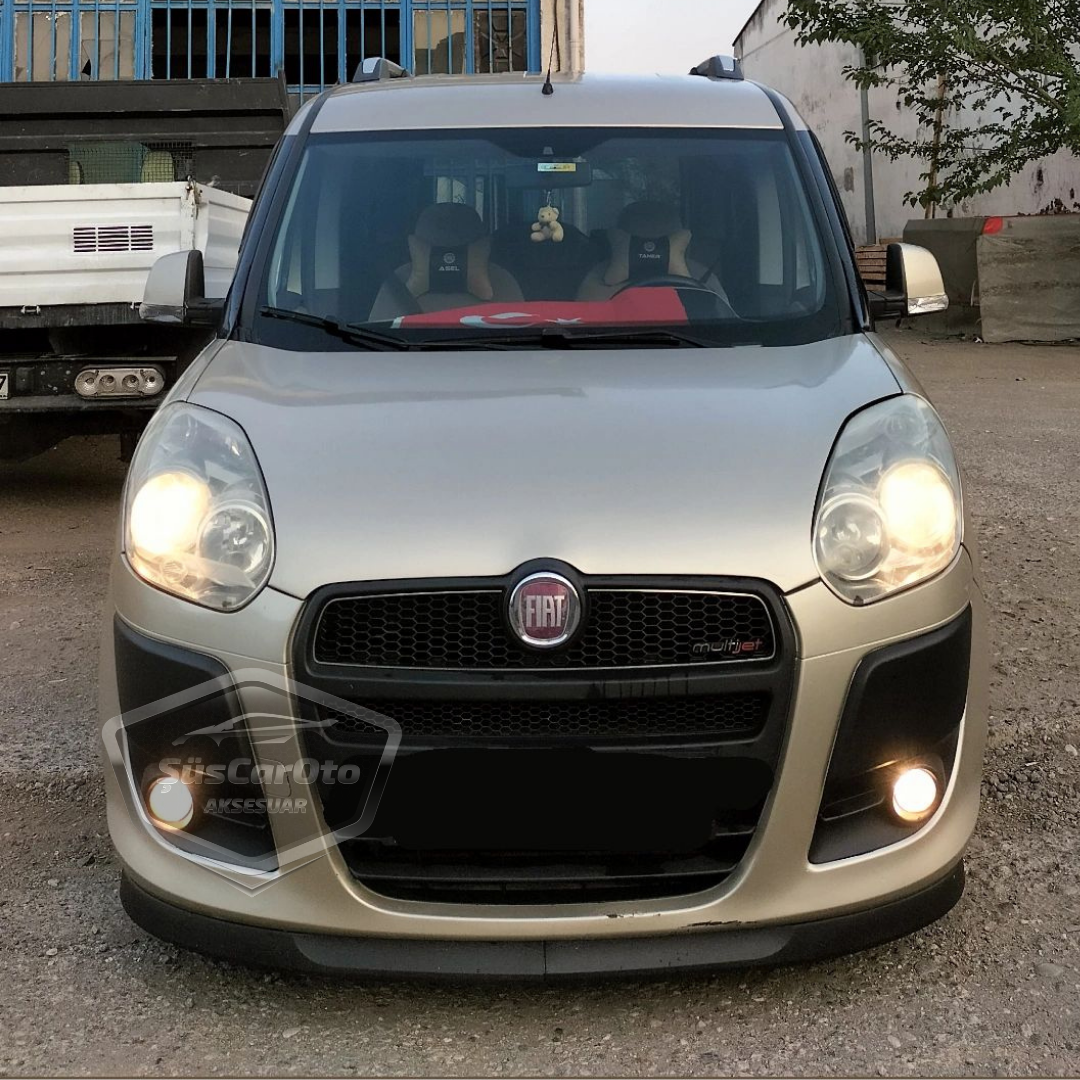 Fiat Doblo D3 2010-2015 Compatible Universal Astra H Labio Flexible Labio Frontal 2 Piezas Separador de Parachoques Delantero
