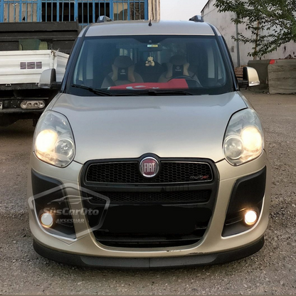 Fiat Doblo D3 2010-2015 Compatible Universal Astra H Labio Flexible Labio Frontal 2 Piezas Separador de Parachoques Delantero