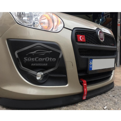 Fiat Doblo D3 2010-2015 Compatible Universal Astra H Labio Flexible Labio Frontal 2 Piezas Separador de Parachoques Delantero