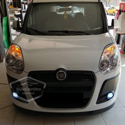 Fiat Doblo D3 2010-2015 Compatible Universal Astra H Labio Flexible Labio Frontal 2 Piezas Separador de Parachoques Delantero