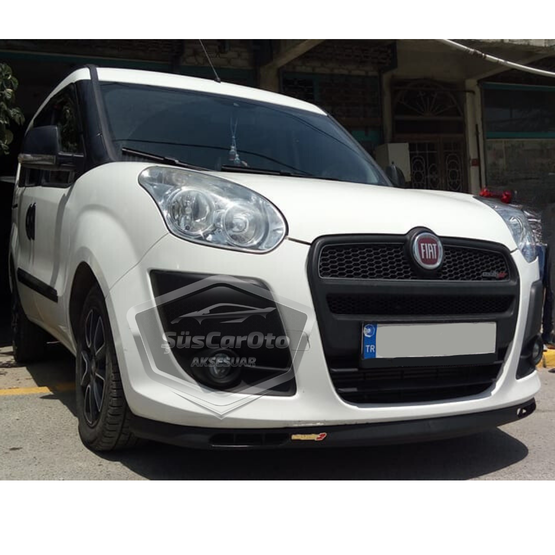 Fiat Doblo D3 2010-2015 Compatible Labio Universal Laguna Lip Delantero Flexible 2 Piezas Separador de Parachoques Spoilers Delanteros