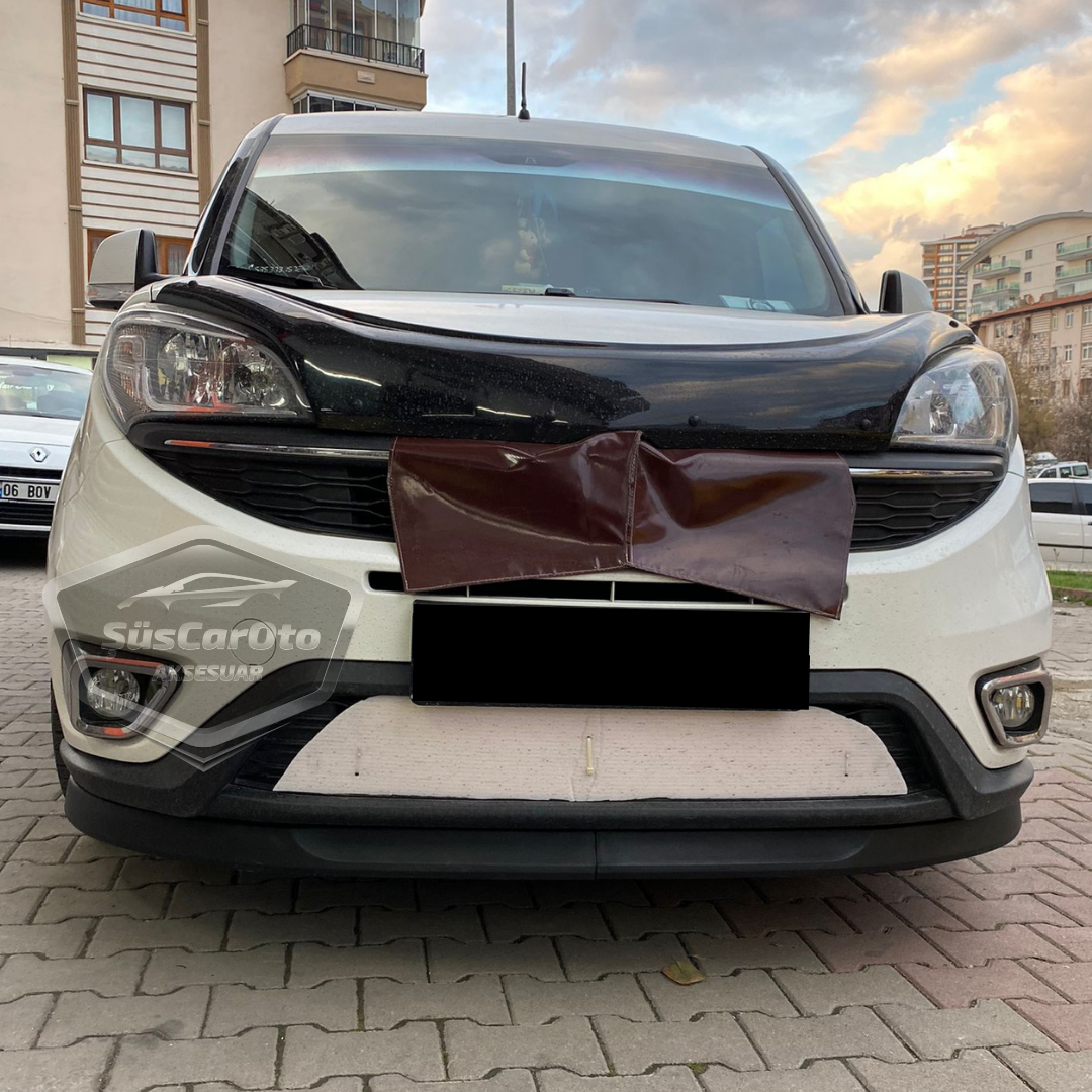Fiat Doblo D4 2015-2021 Compatible Universal Astra H labio, labio delantero flexible, 2 piezas, spoiler para parachoques delantero, faldón delantero
