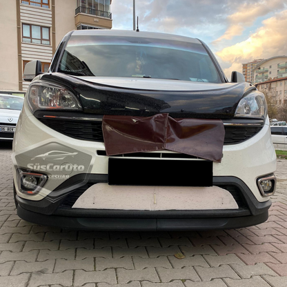 Fiat Doblo D4 2015-2021 Compatible Universal Astra H labio, labio delantero flexible, 2 piezas, spoiler para parachoques delantero, faldón delantero