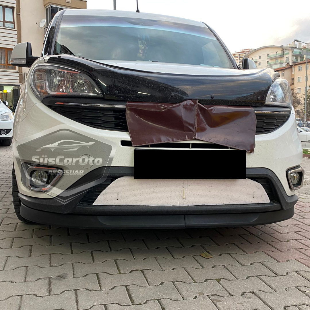 Fiat Doblo D4 2015-2021 Compatible Universal Astra H labio, labio delantero flexible, 2 piezas, spoiler para parachoques delantero, faldón delantero